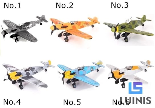 Lean Toys, samolot puzzle 4d modelarstwo bf-109 1:49 Lean Toys