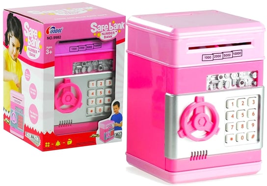 Lean Toys, sejf-bankomat z efektami dźwiękowymi Lean Toys