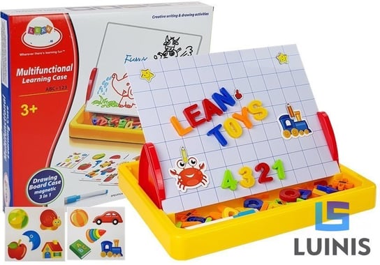Lean Toys, tablica do rysowania z magnesami Lean Toys
