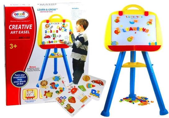 Lean Toys, tablica magnetyczna Litery i cyfry Lean Toys