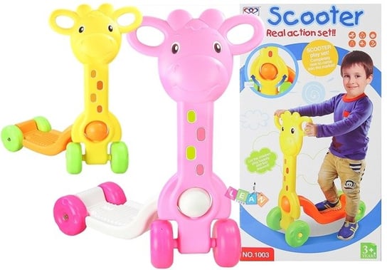Lean Toys, wesoła hulajnoga Żyrafa Lean Toys