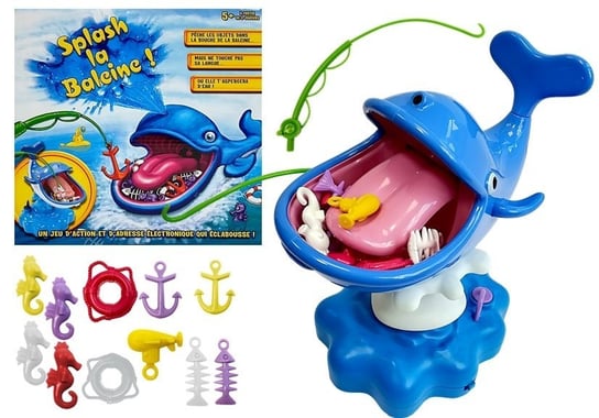 Lean Toys, zabawka do wody Wieloryb pryskający wodą Lean Toys