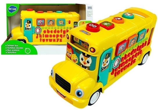 Lean Toys,  zabawka edukacyjna Autobus interaktywny Lean Toys