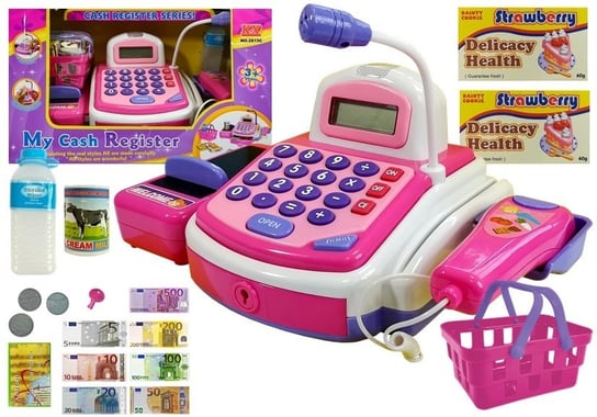 Lean Toys, zabawka edukacyjna Kasa fiskalna, zestaw Lean Toys