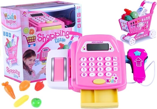Lean Toys, zabawka edukacyjna Kasa sklepowa fiskalna z akcesoriami Lean Toys