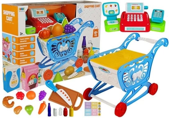 Lean Toys, zabawka edukacyjna Mini Market, zestaw Lean Toys