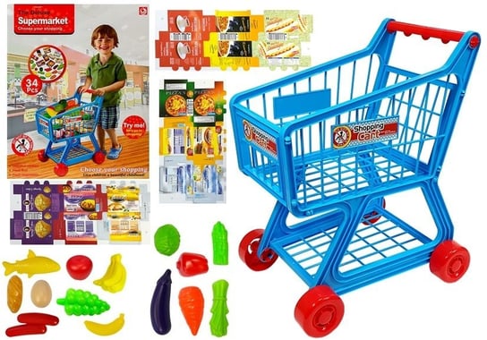 Lean Toys, zabawka edukacyjna Wózek sklepowy Lean Toys