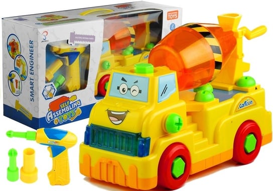 Lean Toys, zabawka interaktywna Betoniarka, zestaw Lean Toys