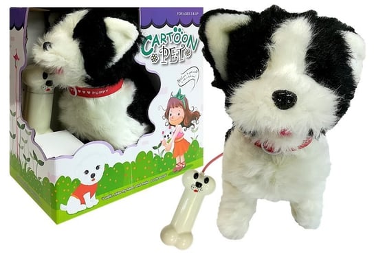 Lean Toys, zabawka interaktywna Husky na smyczy Lean Toys