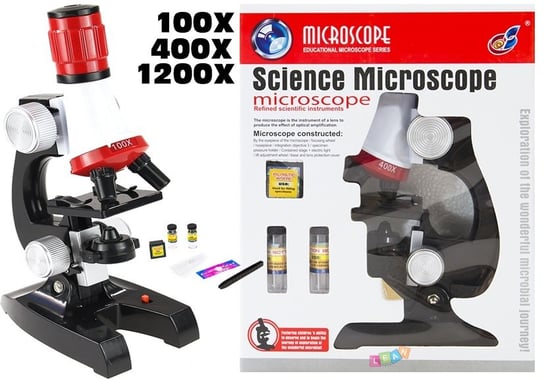 Lean Toys, zabawka naukowa Mikroskop Lean Toys