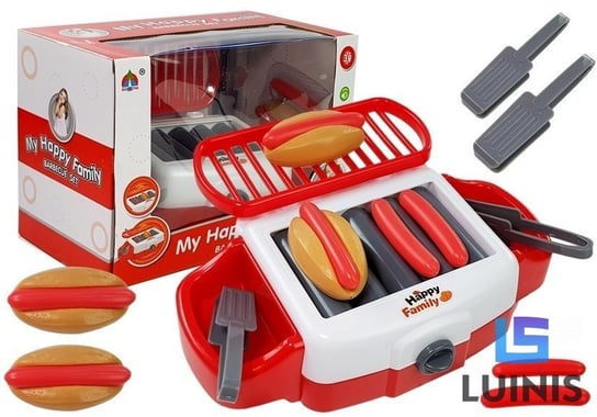 Lean Toys, zabawkowy grill do hot dogów na baterie bbq Lean Toys