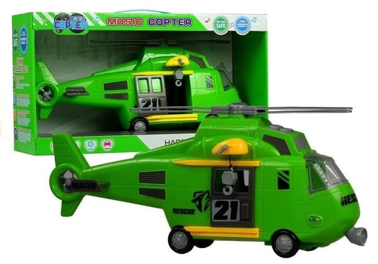 Lean Toys, zdalnie sterowany Helikopter Ratunkowy Lean Toys