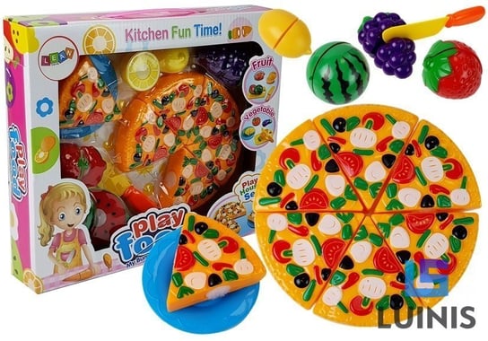Lean Toys, zestaw do krojenia pizza i owoce Lean Toys