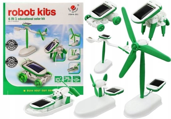 Lean Toys, zestaw edukacyjny Robot solarny 6w1 Lean Toys