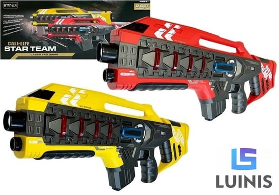 Lean Toys, zestaw karabinów laser tag 4 drużyny 2 kolory Lean Toys