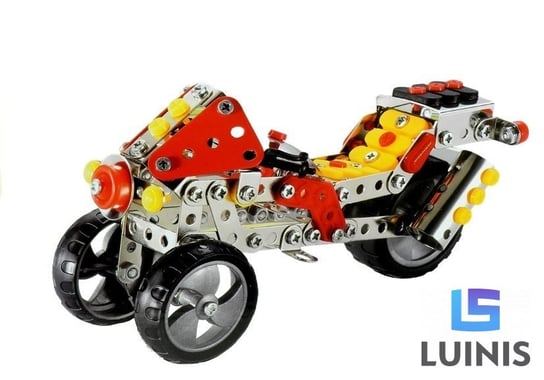 Lean Toys, zestaw klocki konstrukcyjne diy motocykl 197 eleme Lean Toys