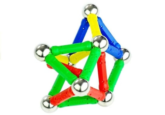 Lean Toys, zestaw klocków magnetycznych Magnastix, 188 elementów Lean Toys