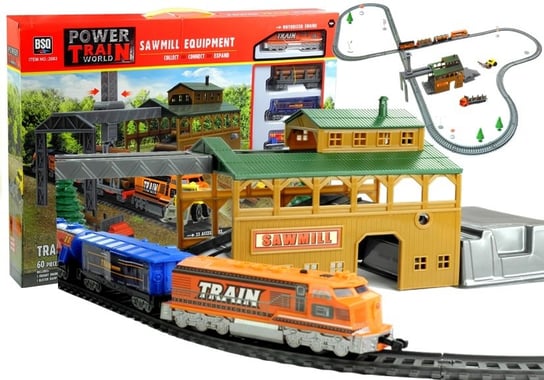 Lean Toys, zestaw kolejowy Tartak Lean Toys