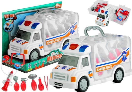 Lean Toys, zestaw lekarski w ambulansie Lean Toys