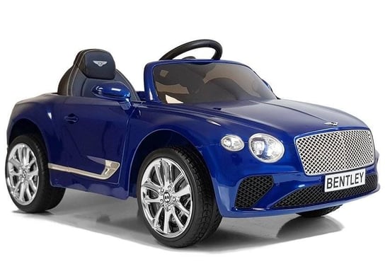 LEANToys, auto na akumulator Bentley Niebieski Lakierowany Lean Toys