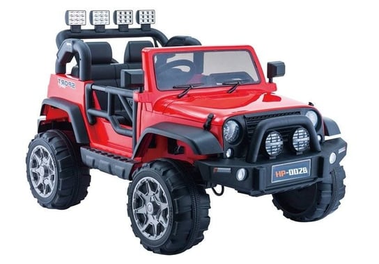 LEANToys, auto na akumulator Jeep HP012, czerwony LEAN CARS