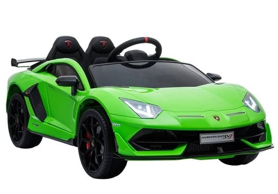 LEANToys, auto na akumulator Lamborghini Aventador, Zielony Lean Toys