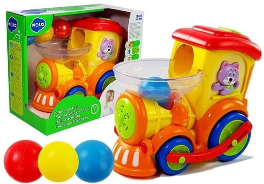 LEANToys, zabawka edukacyjna Lokomotywa Lean Toys