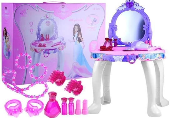 LEANToys, zabawka edukacyjna Toaletka dla dziewczynki, zestaw Lean Toys