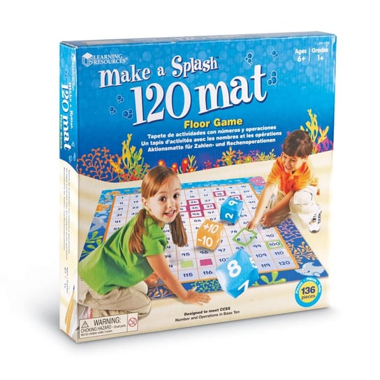 Learning Resources LER1772 Make a Splash mata podłogowa 120, Inna marka