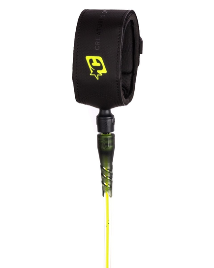 Leash do surfingu CREATURES Superlite Lite - Lime Creature