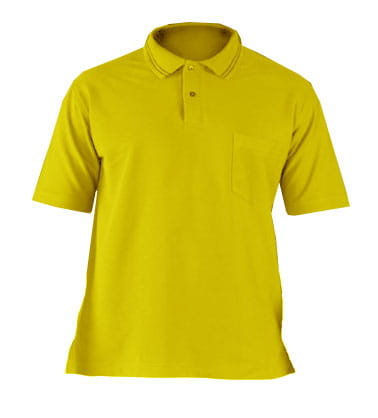 Leber hollman żółta yellow koszulka robocza polo_S LEBER HOLLMAN
