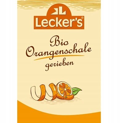 LECKER'S Skórka pomarańczowa starta (15g) - BIO LECKER'S