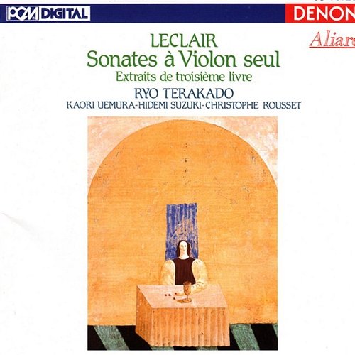 Leclair: Sonates à Violon seul Ryo Terakado