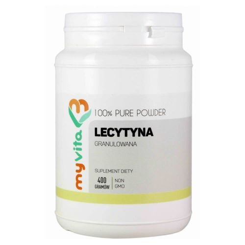 Lecytyna sojowa - granulowana NON-GMO lecithin 400g MyVita Proness
