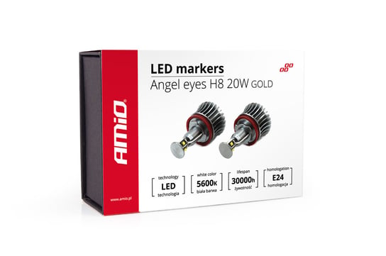 Led marker h8 20w gold Amio