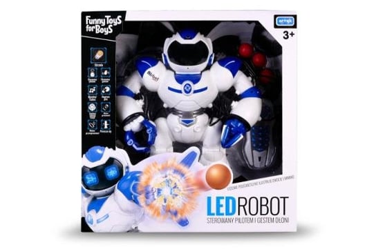 LED ROBOT sterowany pilotem i gestem dłoni ToyS for BoyS (130151 ARTYK) Artyk