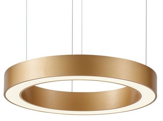 Ledowa wisząca lampa Marco AZ5045 50W pierścień złota AZzardo