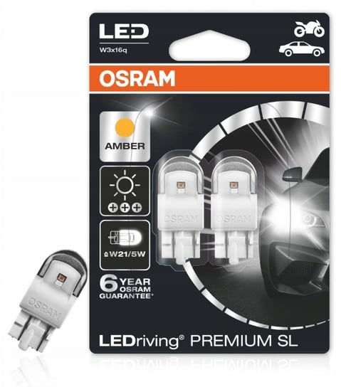 Ledriving® Retrofit Premium - W21/5W* 12V 2000K Amber Osram