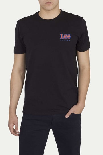 Lee Chest Logo Tee Męski T-Shirt Black L64Rfe01-M Inna marka