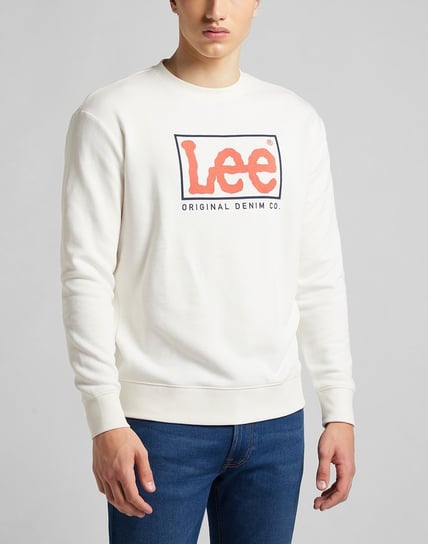 Lee Crew Sws Męska Bluza Off White L80Peimk-3Xl Inna marka