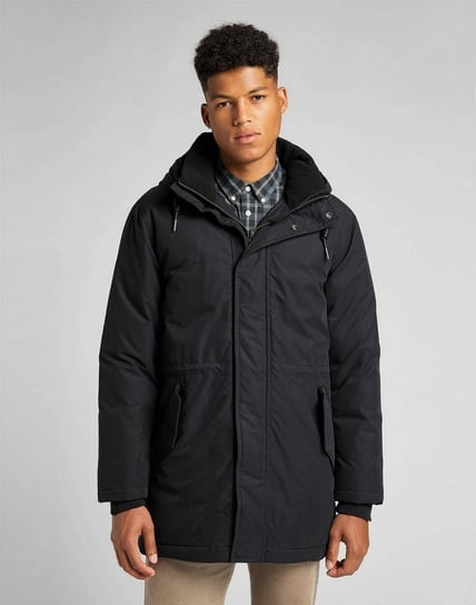 Lee Essential Parka Męska Kurtka Zimowa Black L88Cod01-L LEE