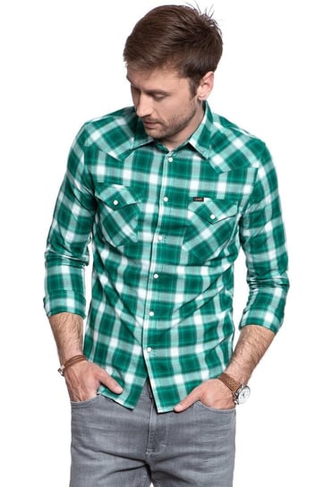 Lee, Koszula męska, Western Shirt Evergreen L643Gieb, rozmiar M LEE
