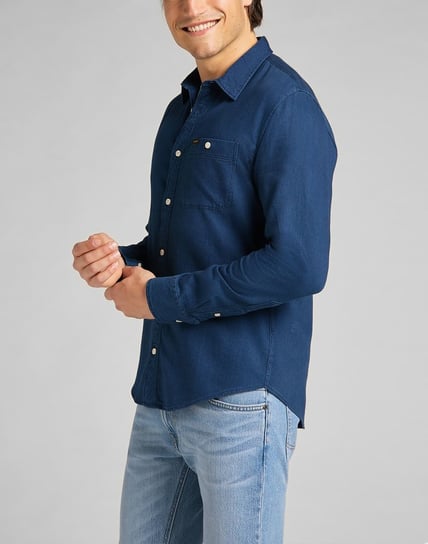 Lee Leesure Shirt Męska Koszula Indigo L66Nmidk-S LEE