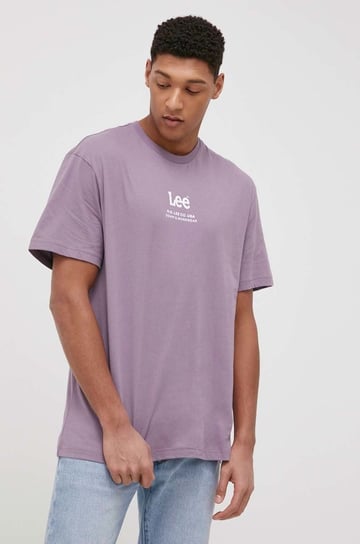 Lee Logo Loose Tee Washed Purple L69Nfqtz-S Inna marka