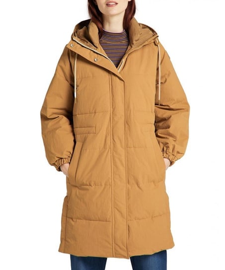 Lee Long Puffer Damska Kurtka Parka Tobacco Brown L56Ixwsz-M LEE