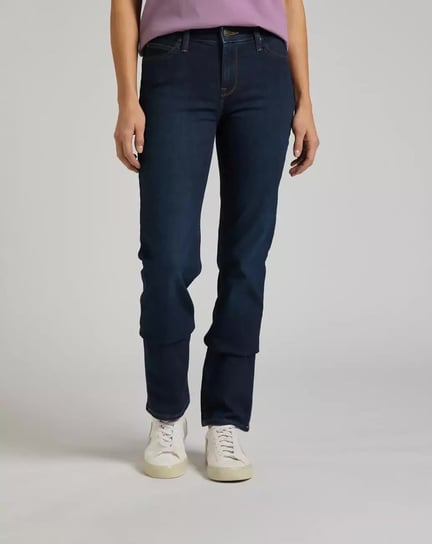 Lee Marion Straight Damskie Spodnie Jeansowe Dark Worn L301Cgpp-W31 L31 Inna marka