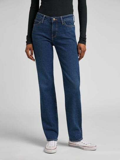 Lee Marion Straight Damskie Spodnie Jeansowe Jeansy Clear Indigo L301Qdkf-W29 L31 Inna marka