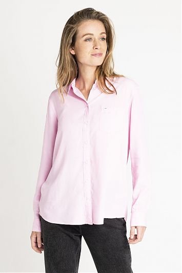Lee One Pocket Shirt Damska Koszula Materiałowa Frost Pink L46Bpomc-S LEE
