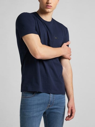 Lee Pocket Tee Męski T-Shirt Navy L63Jfq35-3Xl Inna marka