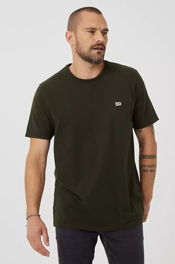Lee Ss Patch Logo Tee Męski T-Shirt Koszulka Serpico Green L60Ufqo-M Inna marka